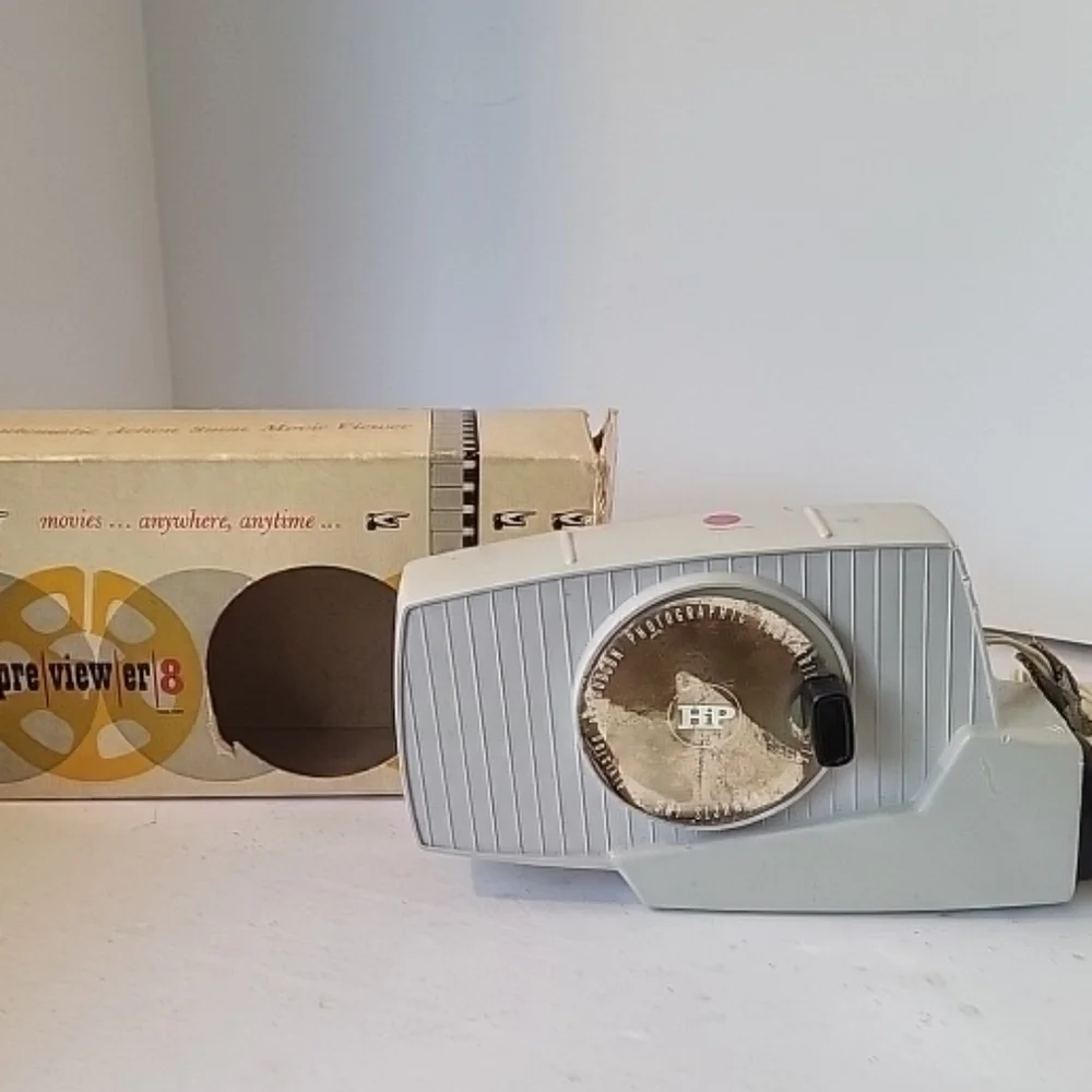 Vintage HP Previewer 8mm Viewer In Original Box
